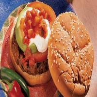 Grilled Salsa Burgers image