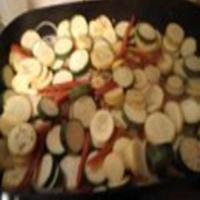 Squash And Zucchini with Peppers and Onions image