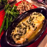 Dave's Baked Salmon with Garlic-Butter Sauce_image