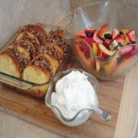 Baked French Toast Casserole With Maple Syrup_image