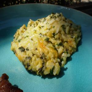 Savory Spinach Rice image