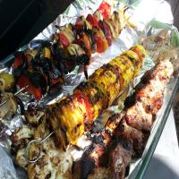 Beef or Pork Kabobs With Variations image