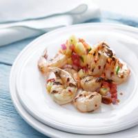 Spicy Grilled Shrimp with Pineapple Salsa image