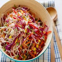 Tangy Coleslaw with Smoked Corn and Lime Dressing image