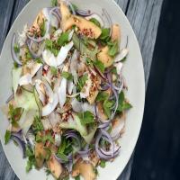 Crab and Cantaloupe Salad with Ginger and Mint Dressing image
