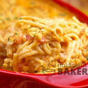 Rotel Chicken Spaghetti Casserole_image