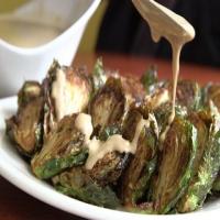 Rawia Bishara's Brussels Sprouts With Tahini Sauce_image