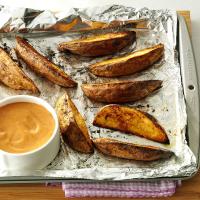 Potato Wedges with Sweet & Spicy Sauce_image