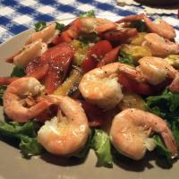 Shrimp and Balsamic Butternut Squash Salad image