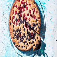 Bourbon-and-Brown-Sugar Cake with Berries image