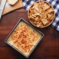 Chicken Alfredo Dip With Pasta Chips Recipe by Tasty_image