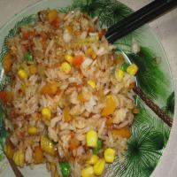 Fried White Rice With Vegetables image