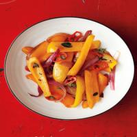 Sauteed Peppers with Vinegar and Oregano image
