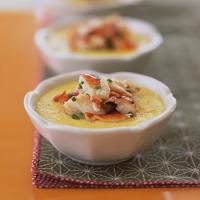 Steamed Corn Custards with Crab image