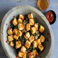 Kale and Quinoa Salad With Tofu and Miso_image