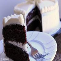 Cooked Vanilla Frosting (and my favorite chocolate cake) Recipe - (4.3/5) image