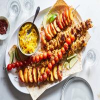 Joojeh Kabab ba Holu (Saffron Chicken Kababs With Peaches)_image