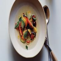 Tomato and Mango Salad with Chiles and Tomato Essence_image