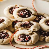 Chocolate Peppermint Thumbprint Cookies_image