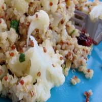 Quinoa With Cauliflower, Cranberries and Pine Nuts image