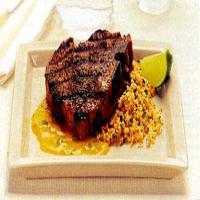 Grilled Pork Chops with Anise-Seed Rub and Mango Mojo image