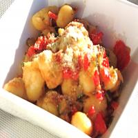 Gnocchi With Red Pepper & Rosemary Sauce image