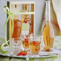 Rhubarb & strawberry vodka image