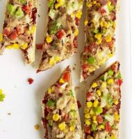 Tuna melt pizza baguettes image