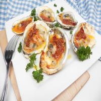 Grilled Oysters with Chipotle Butter image