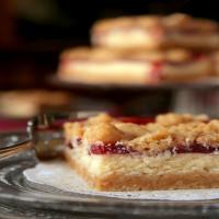 Cranberry Oat Cream Cheese Bars image