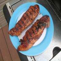 Hoisin Barbecued Pork Loins With Apple_image