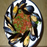 Steamed Clams With Chorizo and Tomatoes image