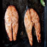 Miso-Glazed Salmon Steaks image