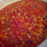 Unstuffed Green Pepper Soup_image