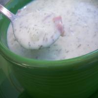 Nordic potato soup with ham_image