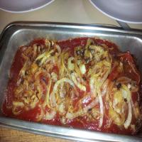 Meatloaf With Sauteed Onions_image