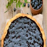 Open-Faced Fresh Blueberry Pie image