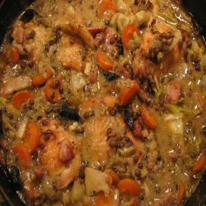 Spare Veges Chicken Casserole With Puy Lentils_image