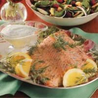 Salmon with Dill Sauce image