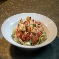 Linguine with Lobster and Vodka Cream Sauce image