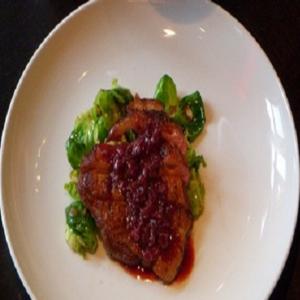 Seared Duck With Pinot Noir/Pomegrante Reduction image