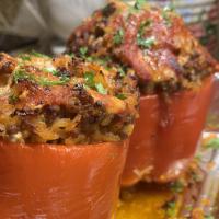 Stuffed Red Peppers image