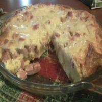 Ham And Cheese Croissant Casserole_image