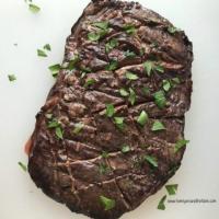 Red Wine Marinated Flank Steak_image