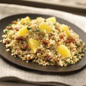 Bulgur Wheat with Pineapple, Pecans and Basil image