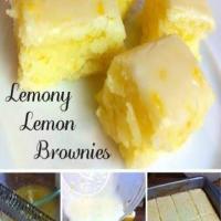 Lemony Lemon Brownies_image