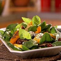 Spinach Salad with Grilled Mediterranean Vegetables image