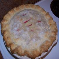 Rhubarb Raspberry Pie image