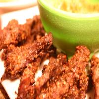 Beef Satay With Spicy Mango Dip image