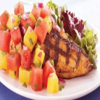 Chicken with Watermelon-Mango Salsa image